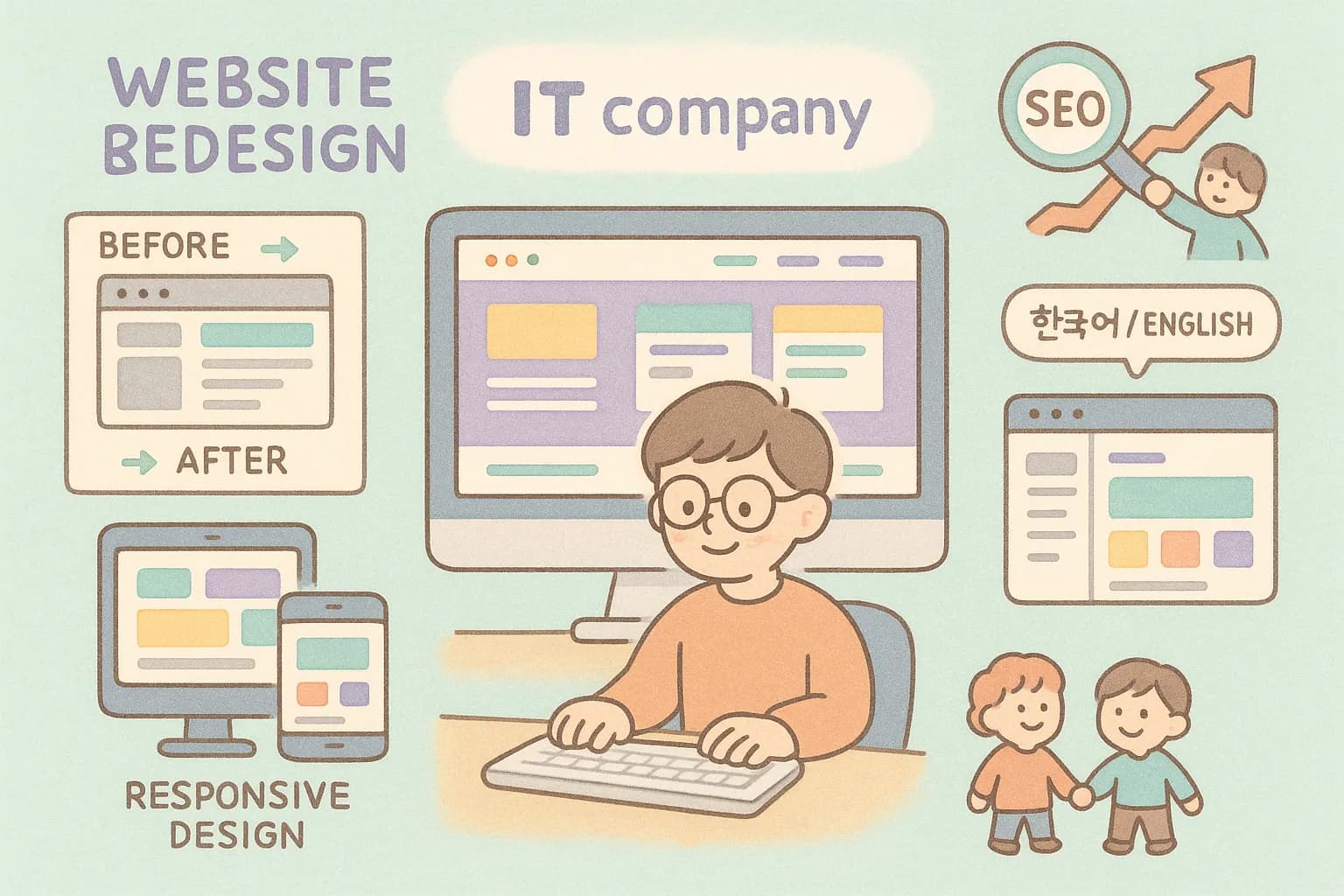 회사의 얼굴을 만드는 일 - IT 기업 홈페이지 리뉴얼기